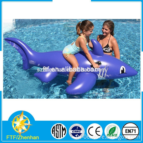 A giant inflatable water toys shark